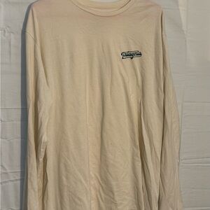 Patagonia Off-White Long Sleeve Men's Tee